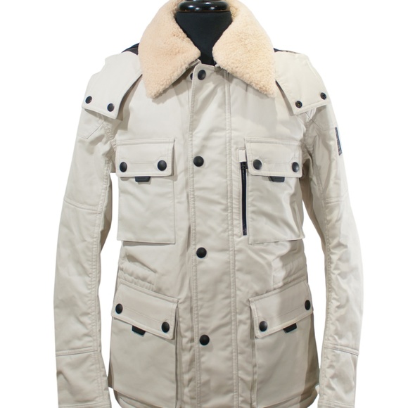 Belstaff Montfield Shearling Trim Coat - Picture 7 of 8